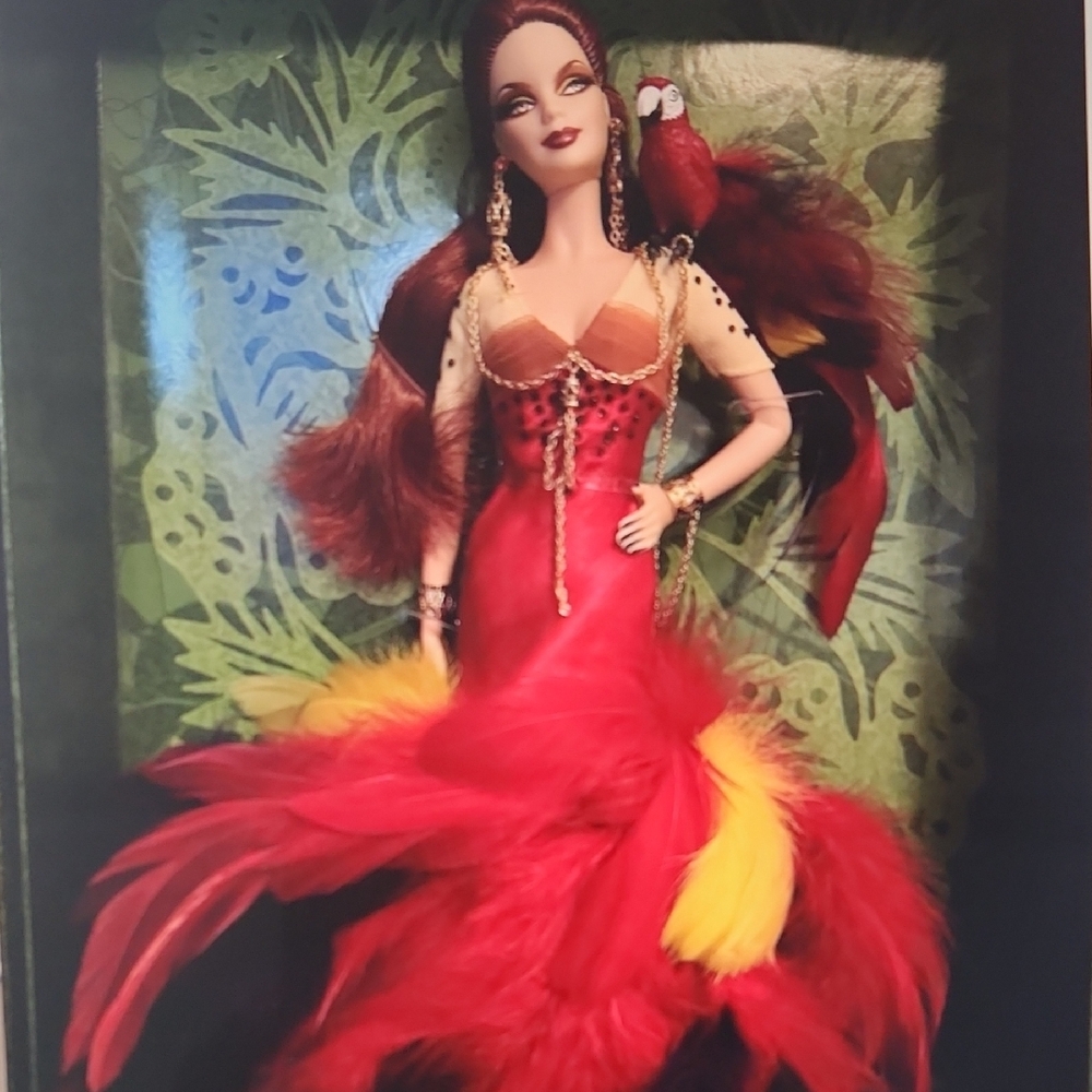 New Scarlet MaCaw Barbie NRFB